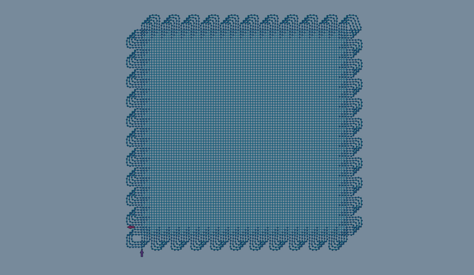 Stitch pattern optimization