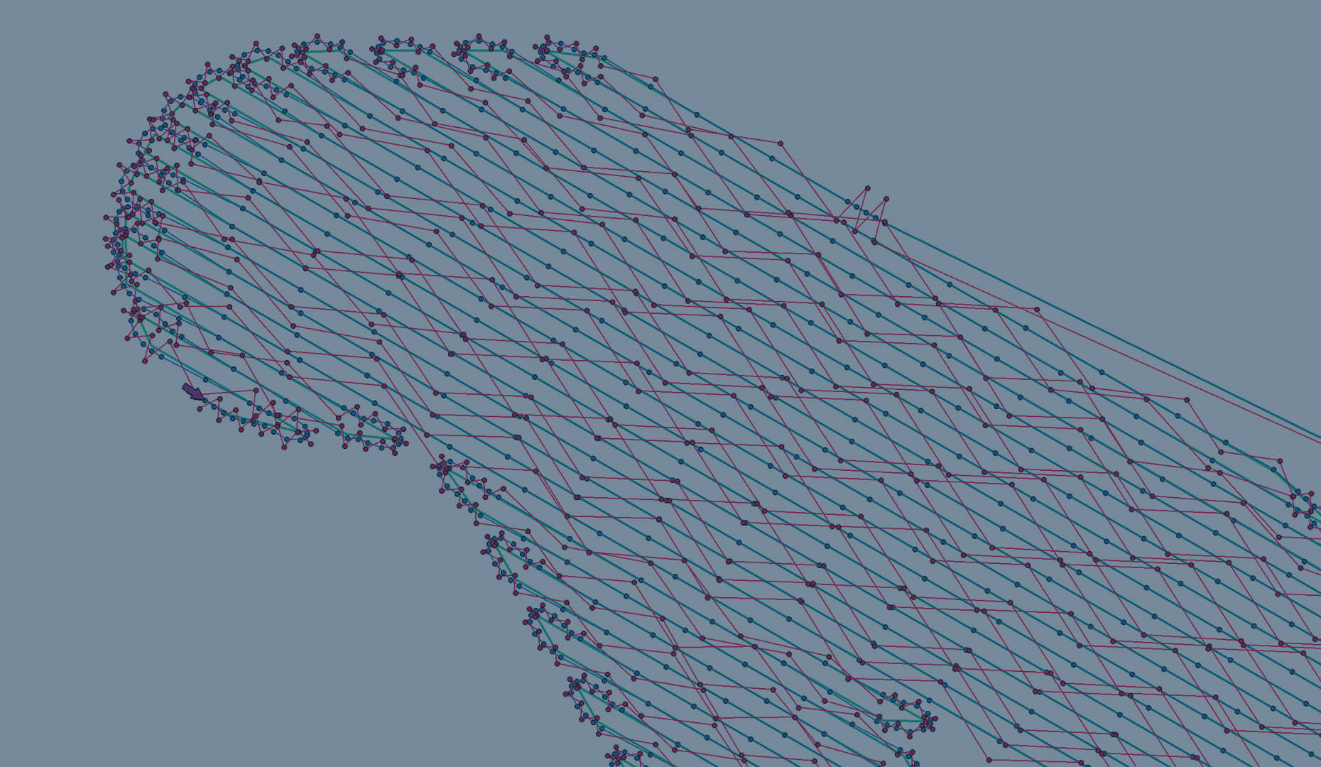 Zig-zag width adjustment